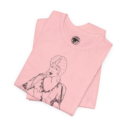 David Bowie (Ziggy Stardust Illustration from Spiders from Mars Tour/David Bowie Shirt)