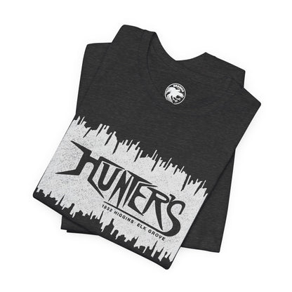 Hunters (Elk Grove Illinois Gay Bar/1982-2013/Chicago Suburb/Logo with Vintage Print Effect)