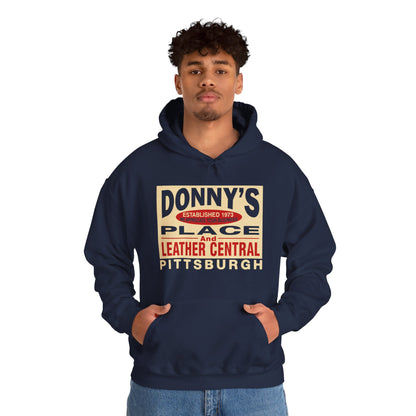 Donny's Place and Leather Central Hoodie (Iconic Pittsburgh Gay Bar/1973-2022)