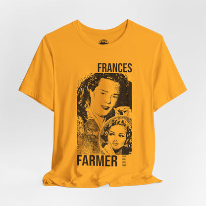 Frances Farmer Died for Our Sins (Graphic with Vintage Print Effect)
