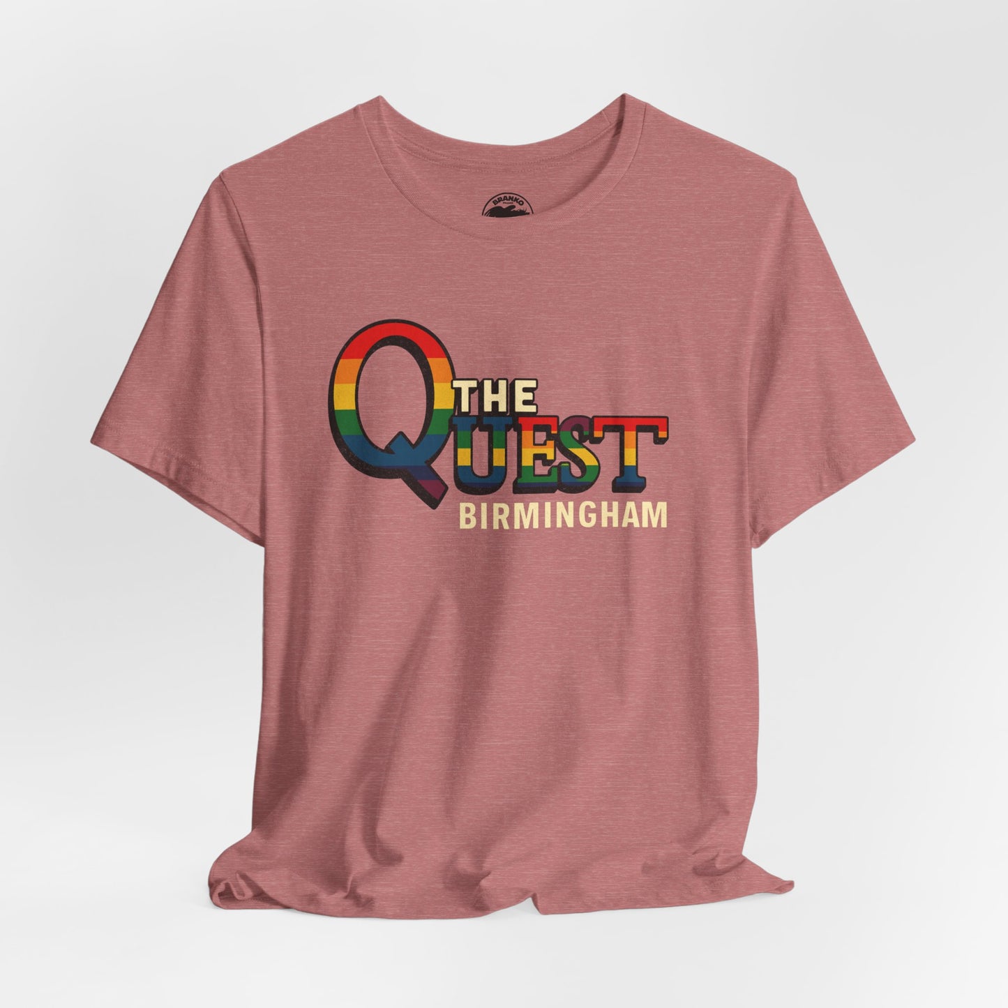 The Quest (Birmingham Alabama Gay Club/1977-2022/Replica Wall Mural Logo with Vintage Print Effect)