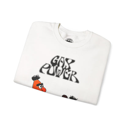 Gay Power Sweatshirt (Bert and Ernie Gay Shirt/Sesame Street Shirt)