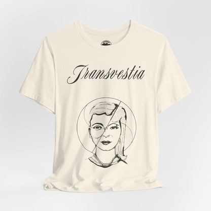 Transvestia Logo (1960–1980s • One of the earliest U.S. publications for trans and gender-variant people.)