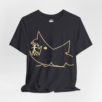 Jaws Shark on Chalkboard (Jaws Shark/Jaws Shirt)