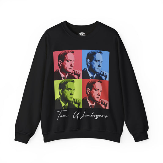 Tom Wambsgans (Warhol Style Portrait with Vintage Print Effect/Succession Shirt)