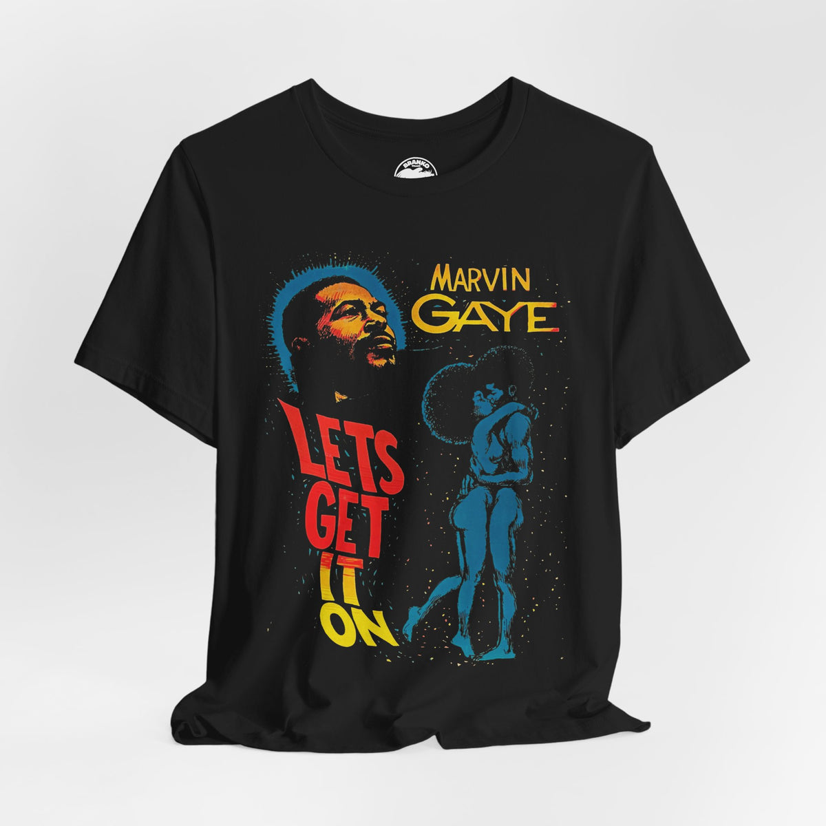 Marvin Gaye (Let's Get it On 70's Black Poster Graphic)