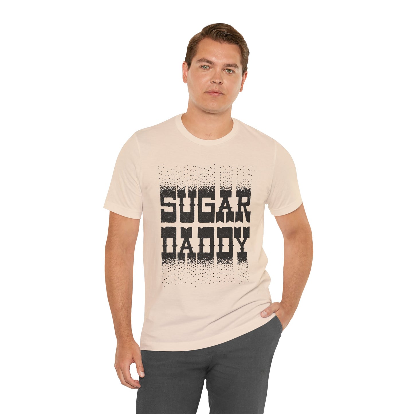 Sugar Daddy (Replica 70's Iron on Transfer Graphic with Vintage Print Effect/Gay Daddy)
