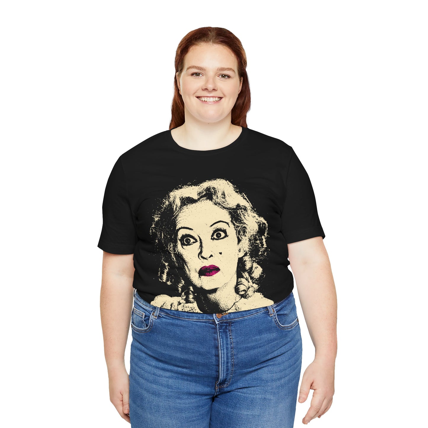 What Ever Happened to Baby Jane? (Graphic with Vintage Print Effect/Bette Davis as Baby Jane)