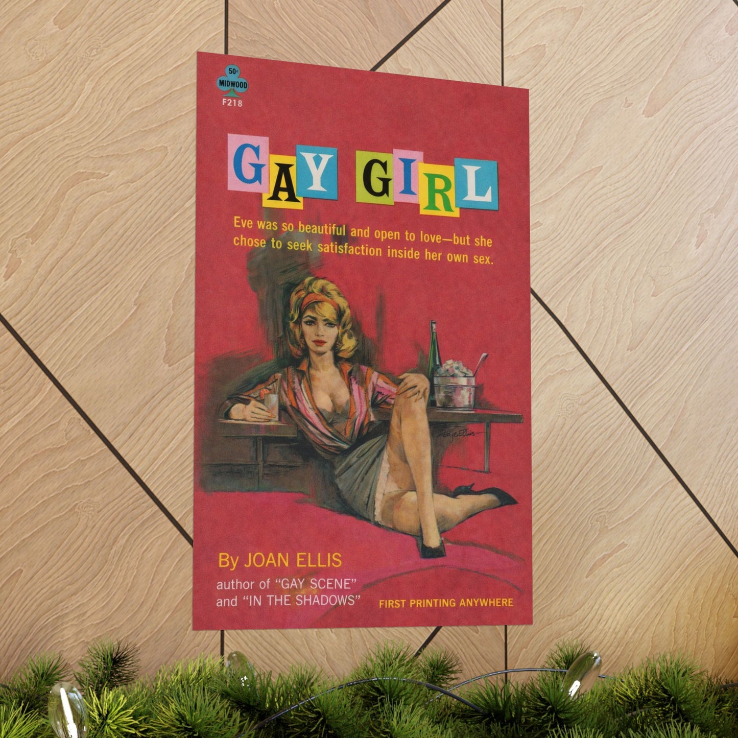 Gay Girl (60's Lesbian Pulp Novel Art Poster)