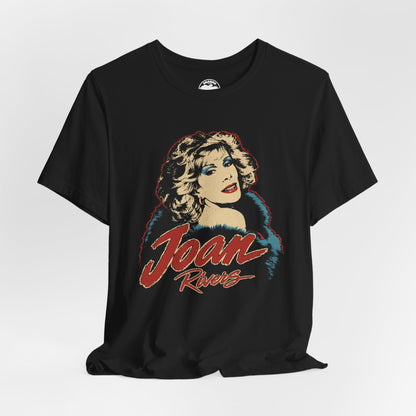 Joan Rivers (80's Rock Tee Style Graphic)