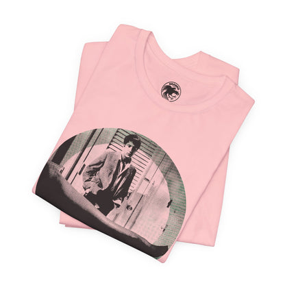 The Graduate (Mod Circle Graphic with Vintage Print Effect/Dustin Hoffman/Anne Bancroft/Mrs. Robinson)