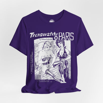 Transvestite in Paris (60's Gay Pulp Cover Artwork by Gene Bilbrew)