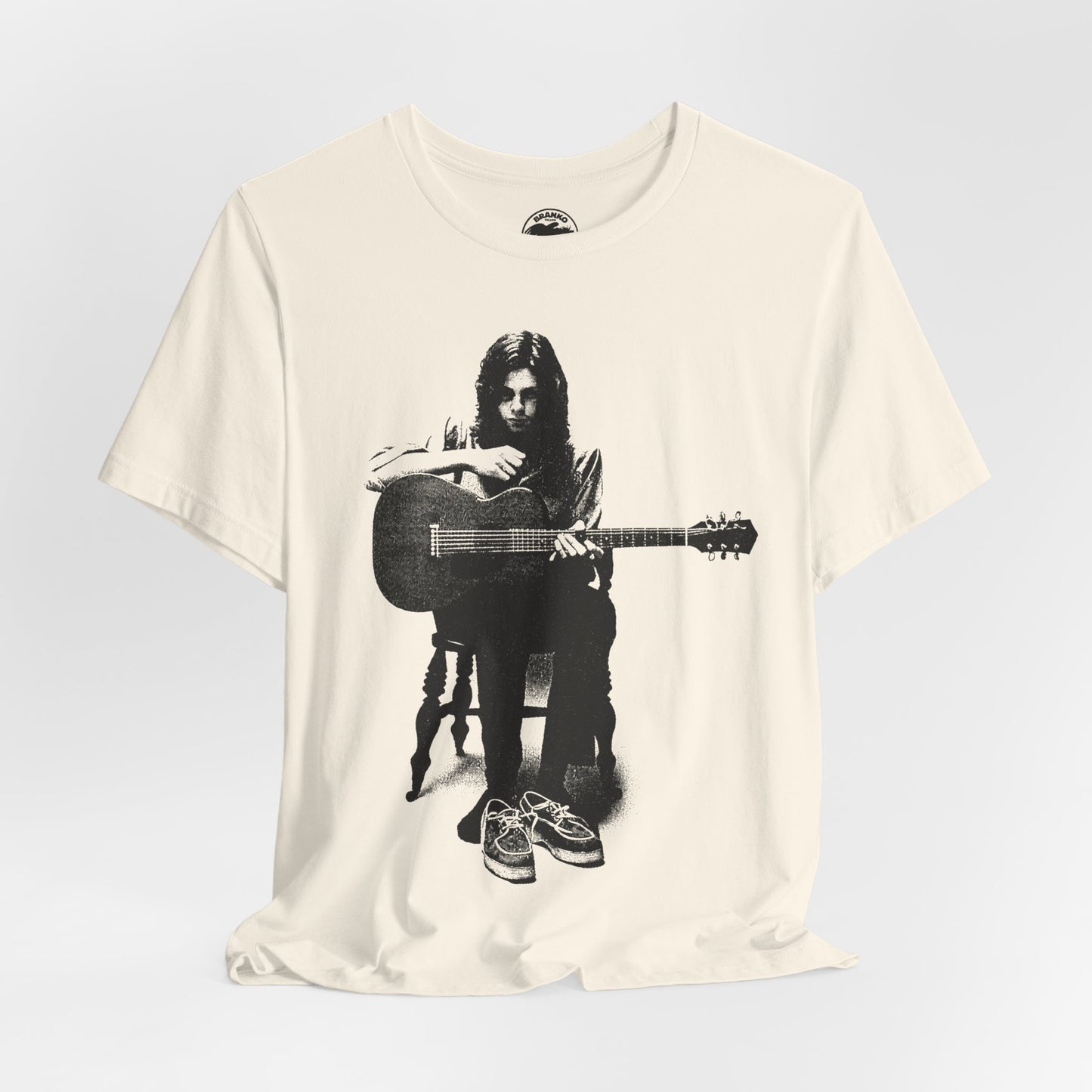 Nick Drake (Oversized Bryter Later Image with Vintage Grunge Effect)