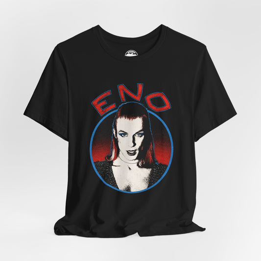 Eno (Early 70's Style Graphic Tee/Here Come the Warm Jets/Brian Eno shirt)