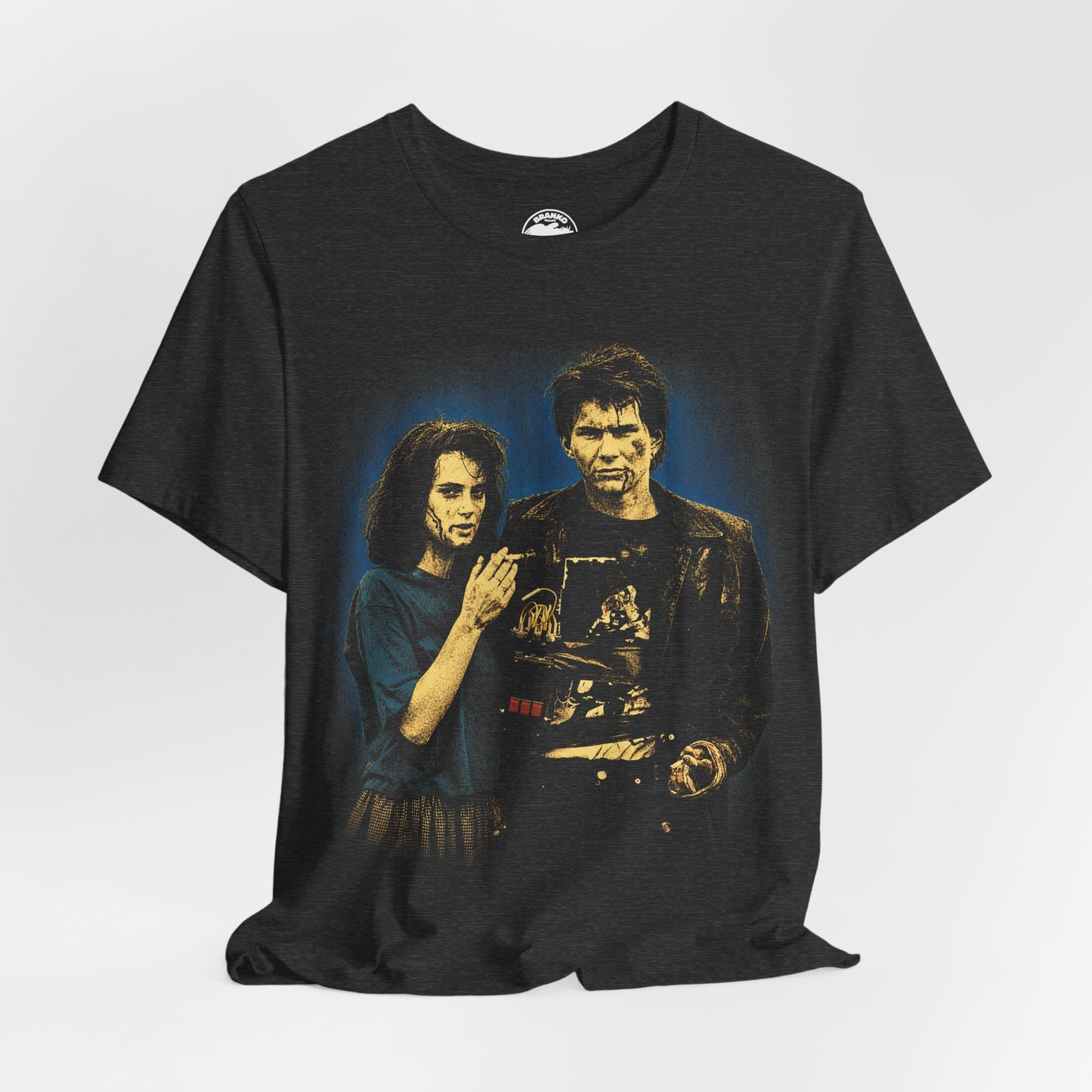 Heathers (Veronica and J.D. Graphic with 90's Rock Tee Effect)