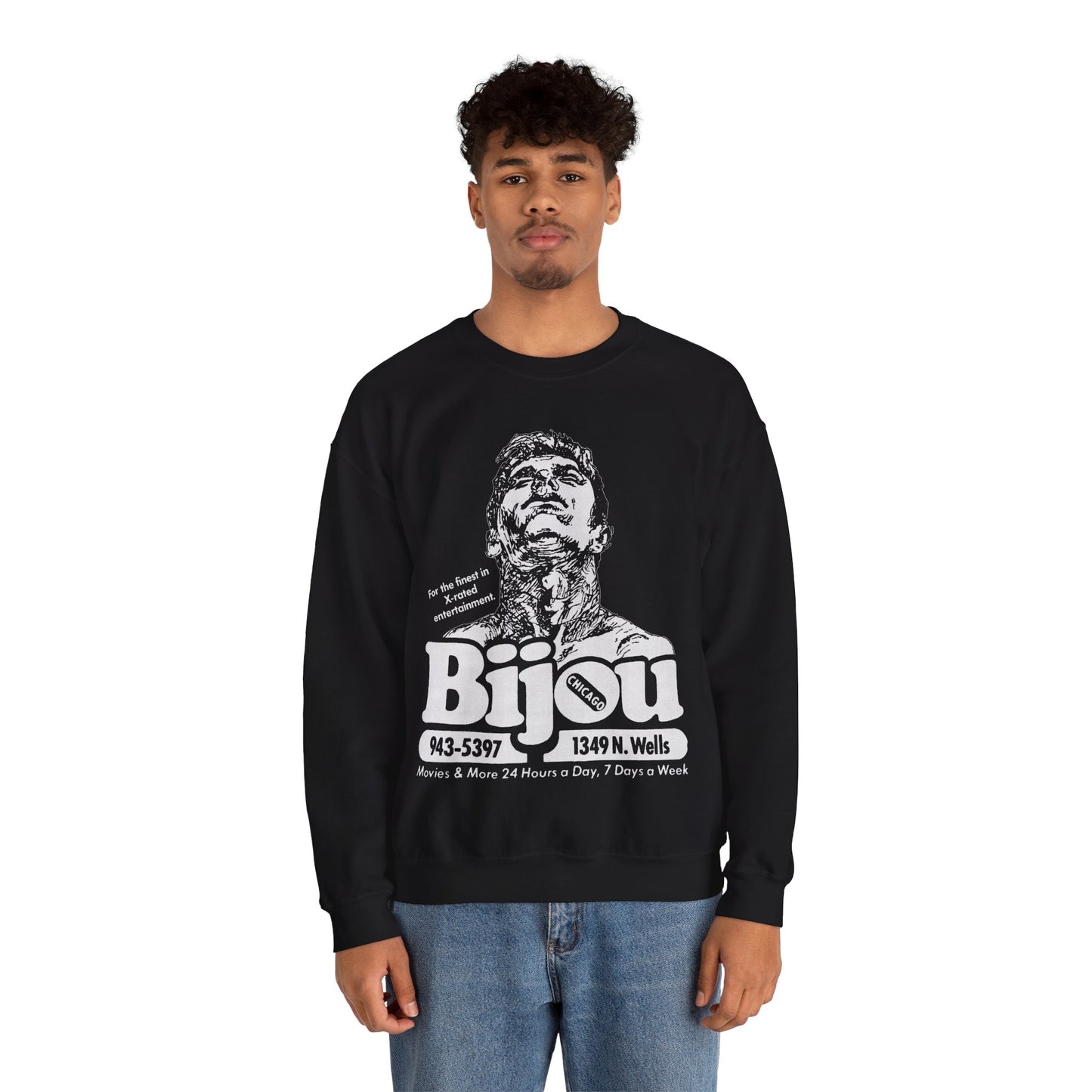Bijou Theater Chicago Sweatshirt (Chicago Gay Porno Theater/1970-2015)