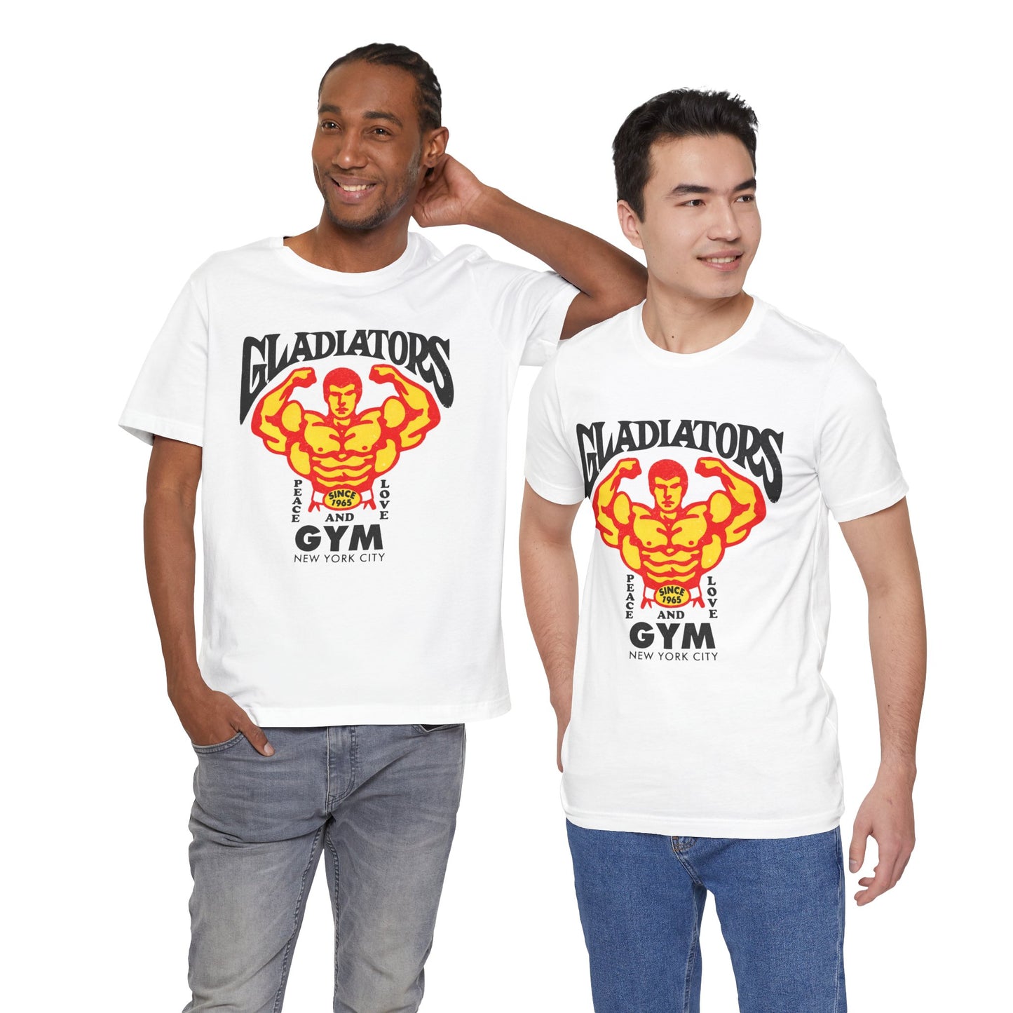 Gladiators Gym (Replica Promo Tee/New York City Gym/Lower East Side Icon and Landmark)
