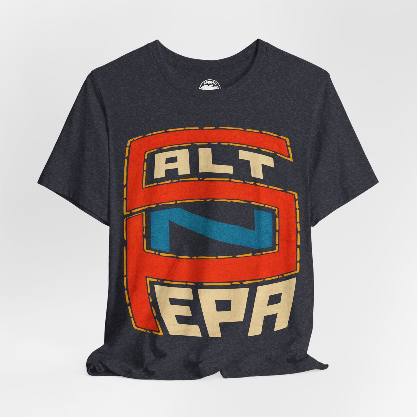 Salt-N-Pepa (Replica Promo T-Shirt/Late ’80s Early ’90s Hip Hop/Oversized Logo with Vintage Print Effect)