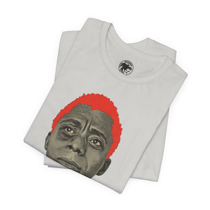 James Baldwin (Stylized Portrait with Vintage Print Effect)