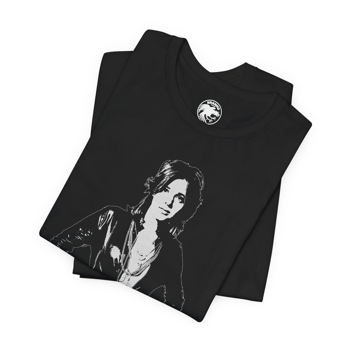 Suzi Quatro (Replica Promo Tee with Vintage Print Effect)