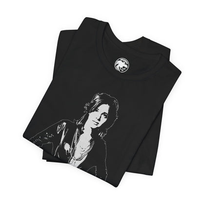 Suzi Quatro (Replica Promo Tee with Vintage Print Effect)
