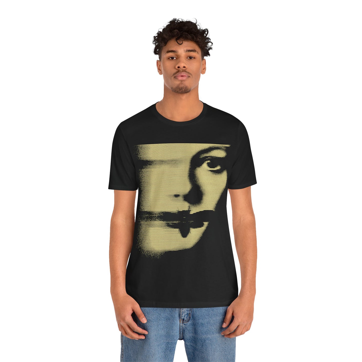 Silence of the Lambs (Large Graphic with Vintage Line Print Effect/Jodie Foster Shirt)