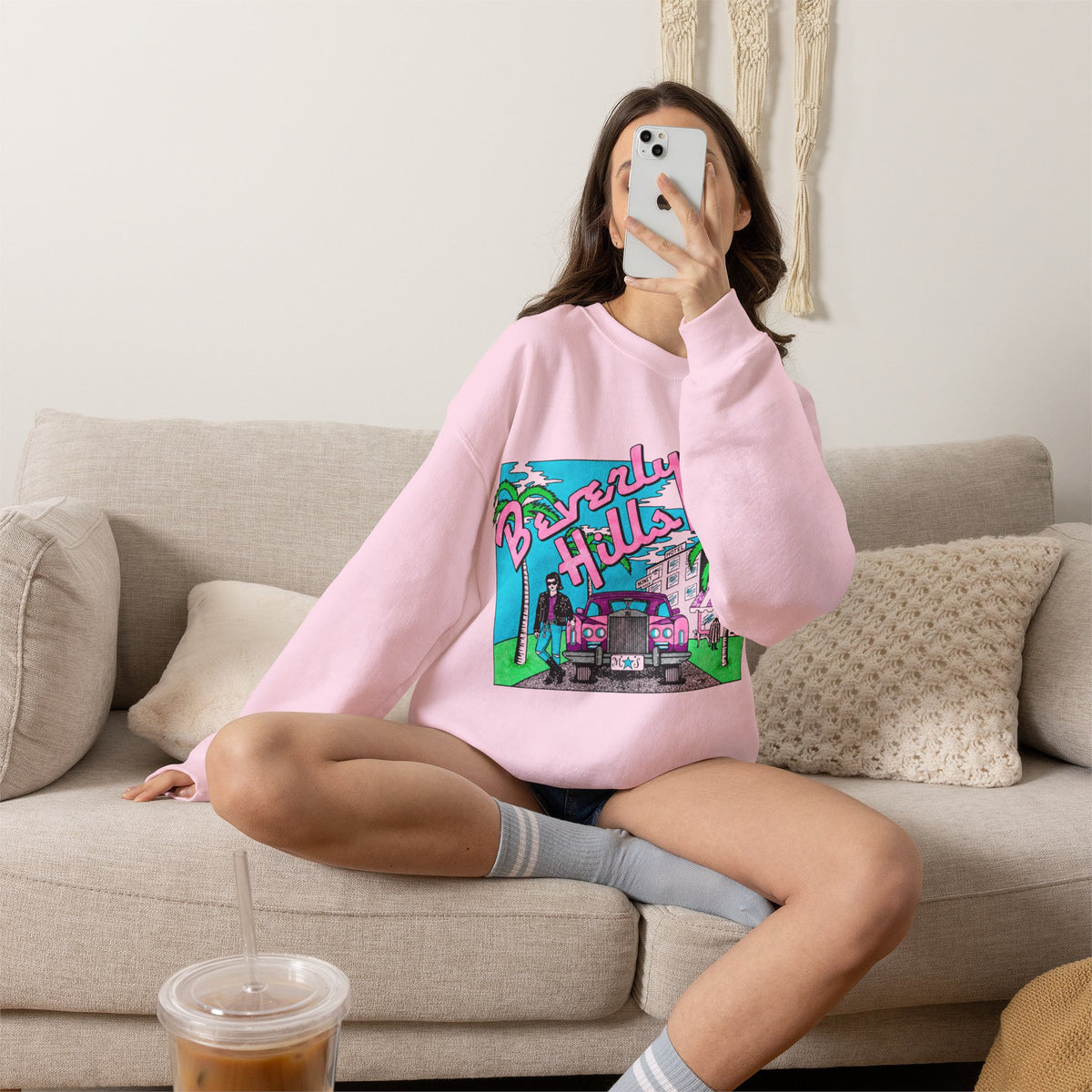 Beverly Hills Sweatshirt (Replica 80's Souvenir Sweatshirt)