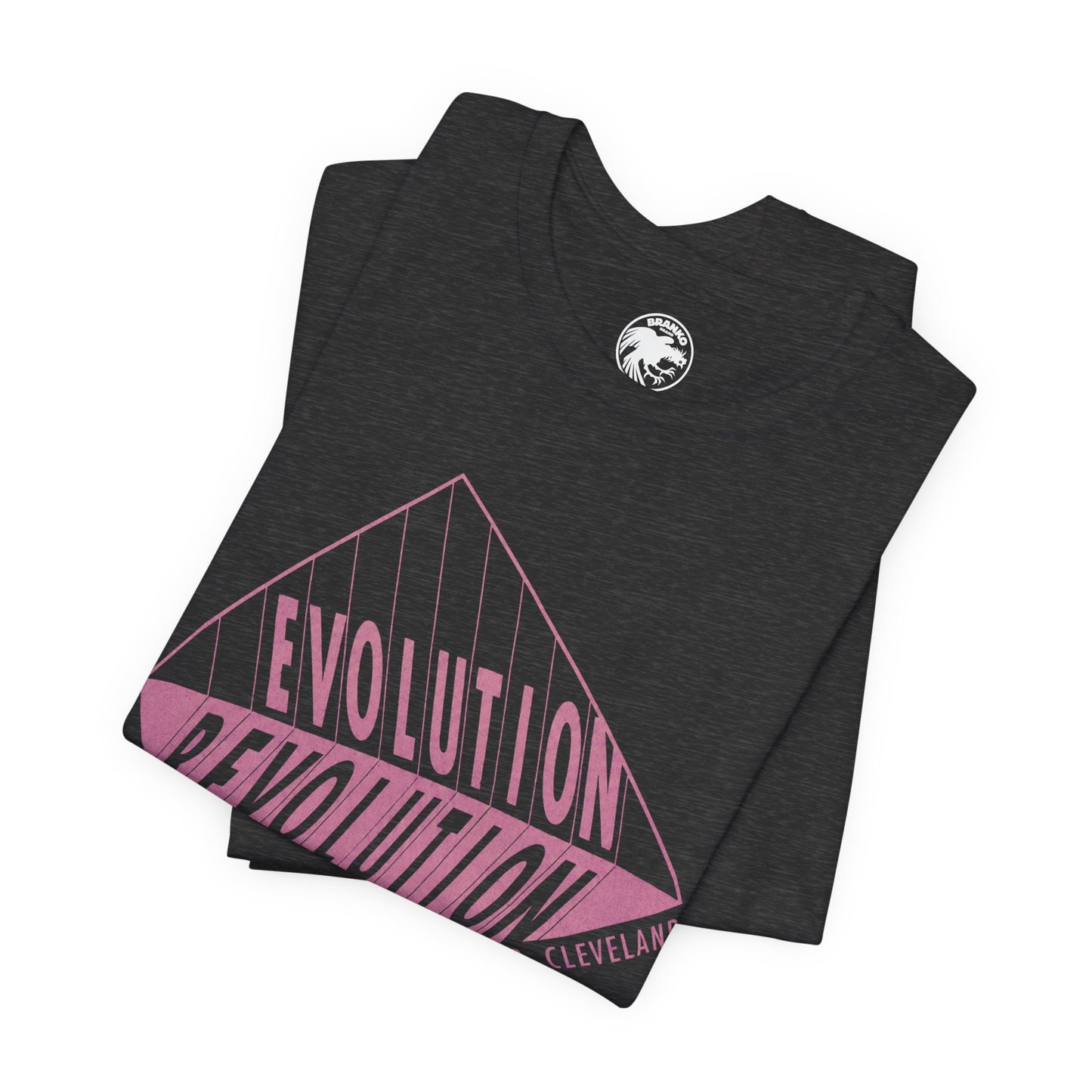 1992 Cleveland Pride (Replica Lesbian, Gay and Bi Pride Shirt/Cleveland Gay Pride/Evolution Revolution)
