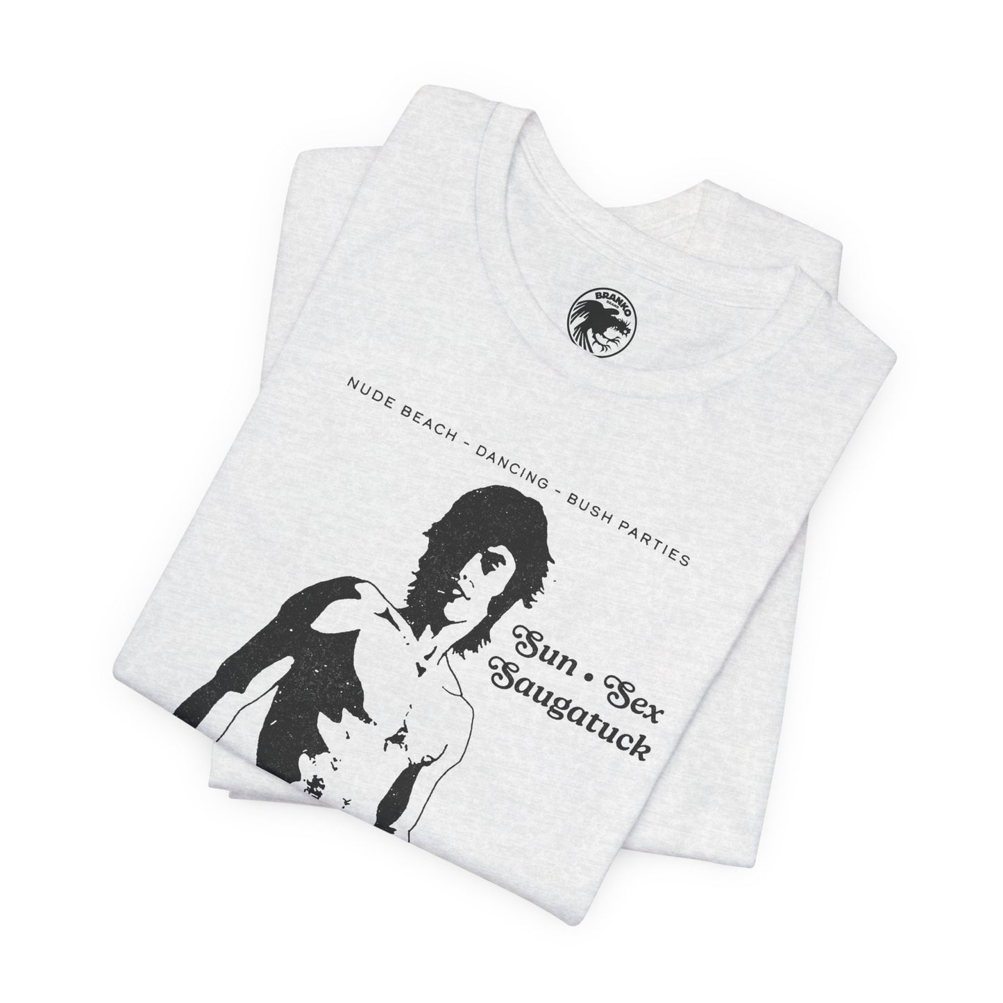 Saugatuck Lodges (Replica Souvenir T-Shirt/Michigan Gay Resort/60's to 80's)