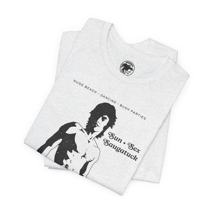 Saugatuck Lodges (Replica Souvenir T-Shirt/Michigan Gay Resort/60's to 80's)