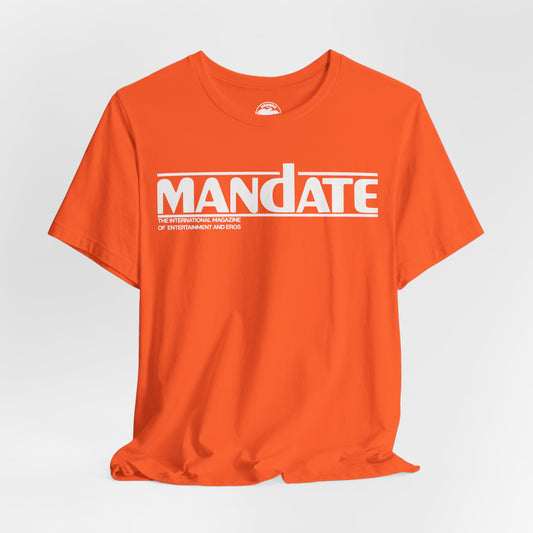 Mandate Magazine Logo (70's and early 80's Logo/Published between 1975 and 2009/Monthly Gay Adult Magazine)