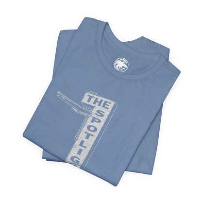 Spotlight (Historic Los Angeles Gay Bar/1963-2011/Exterior Sign Illustration with Vintage Print Effect)