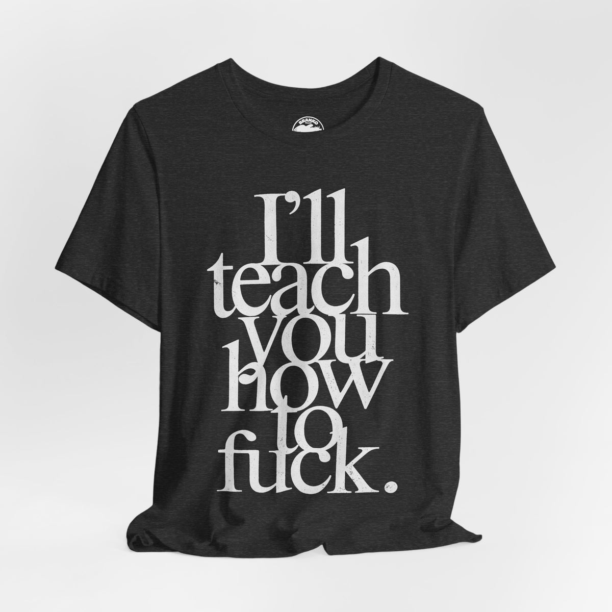 I'll teach you how to fuck. (Replica Madonna Sex Book Promo Graphic)