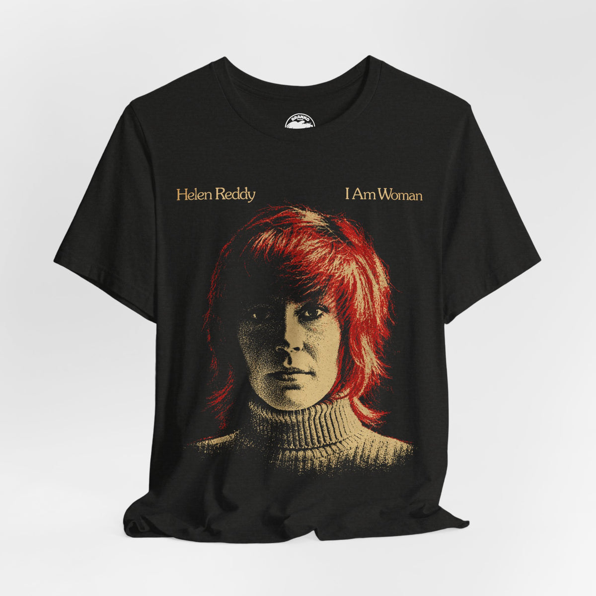 Helen Reddy (I Am Woman Graphic with Vintage Print Effect)