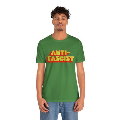 Anti-Fascist (70's Font with Vintage Print Effect)