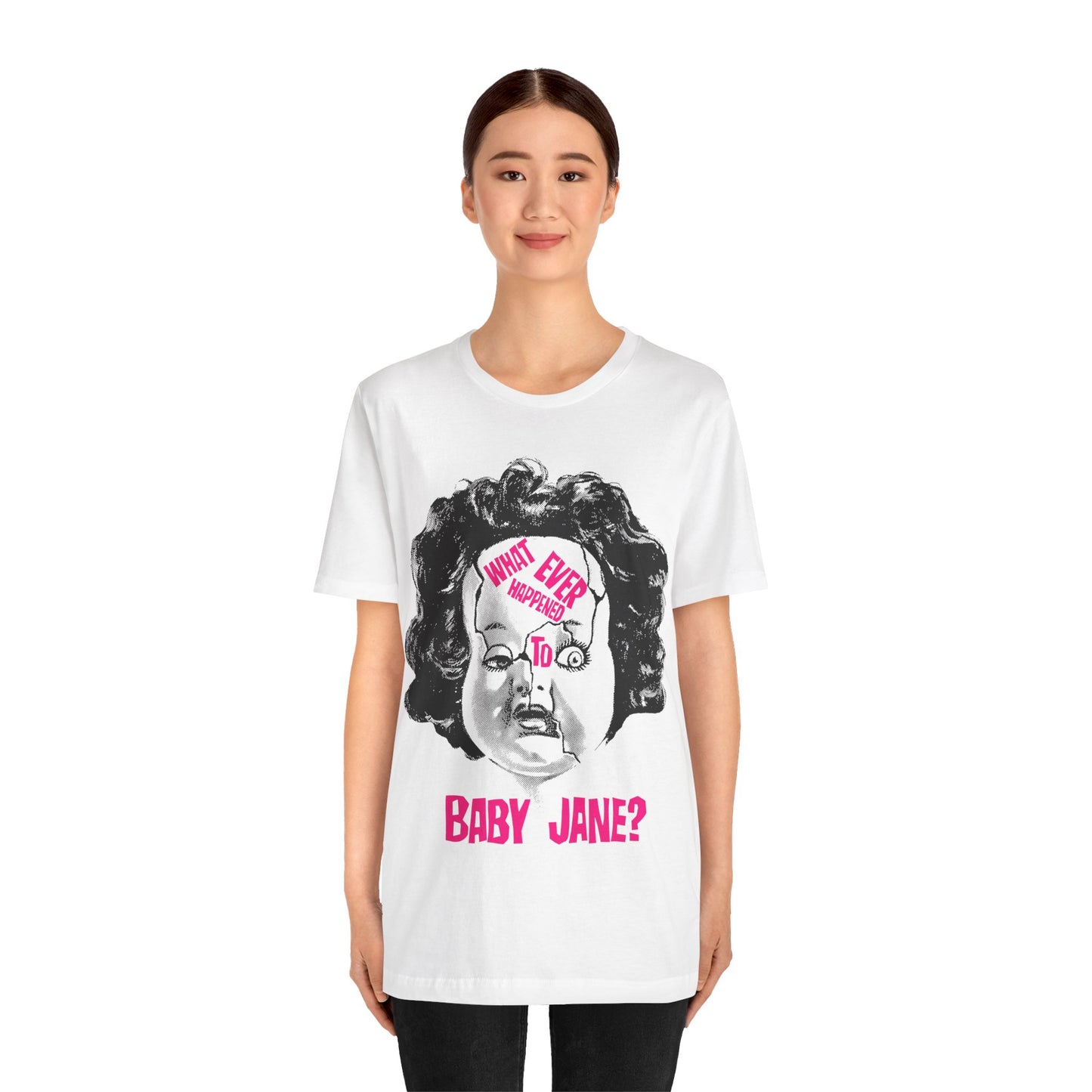 What Ever Happened to Baby Jane? (Cracked Doll Head Graphic/Bette Davis/Joan Crawford)