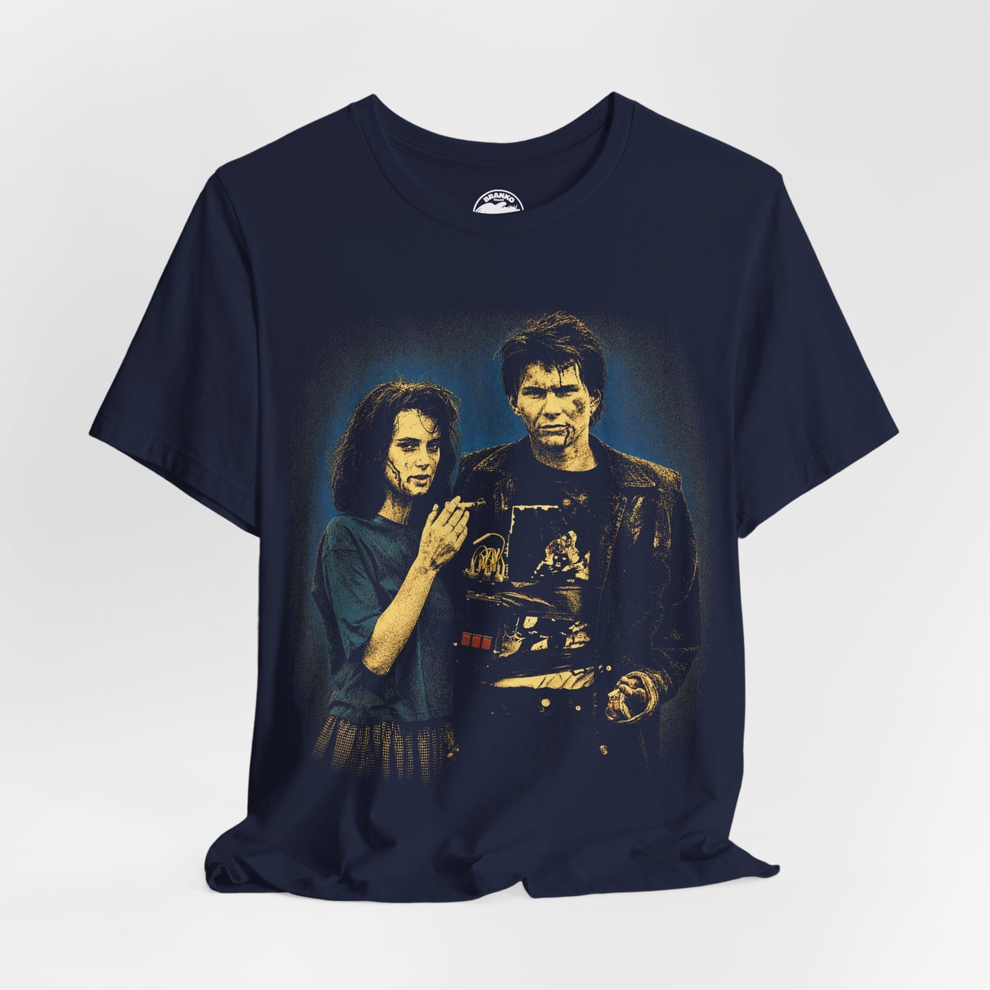 Heathers (Veronica and J.D. Graphic with 90's Rock Tee Effect)