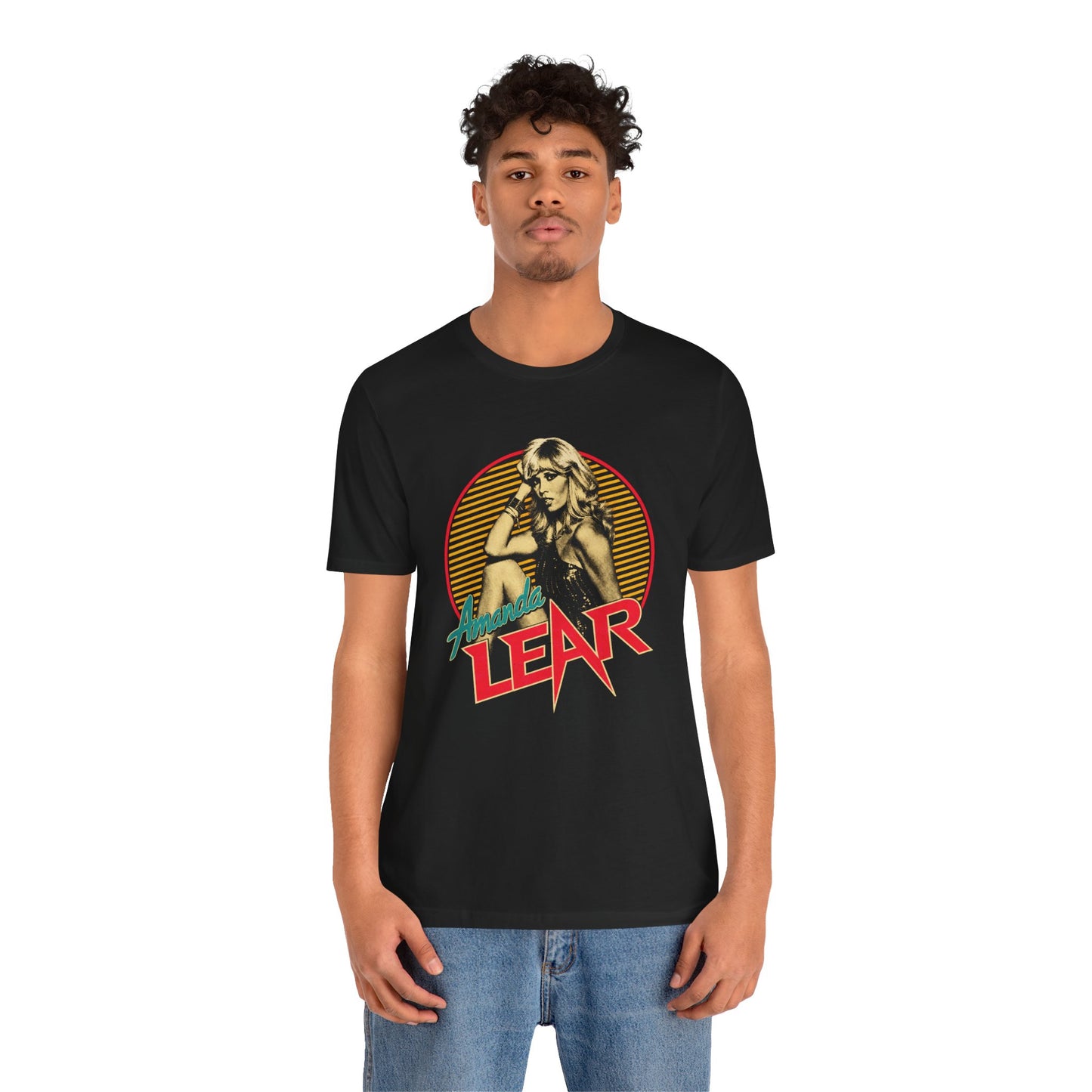 Amanda Lear (Graphic with Vintage Print Effect)