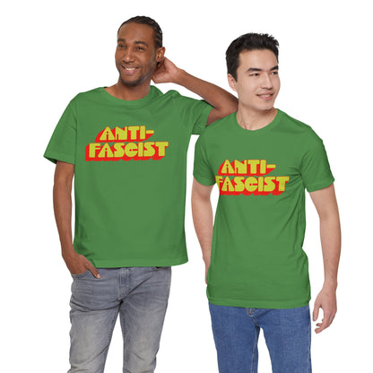 Anti-Fascist (70's Font with Vintage Print Effect)