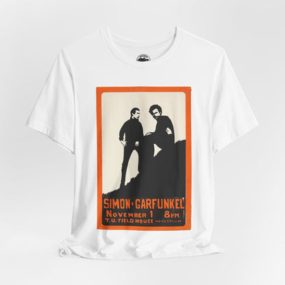 Simon & Garfunkel (Image from silk screened concert poster/mid-60's)