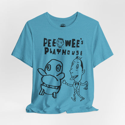 Pee Wee's Playhouse (Replica 80's Fan Club Shirt/Pee Wee Herman and Chairry/Gary Panter)