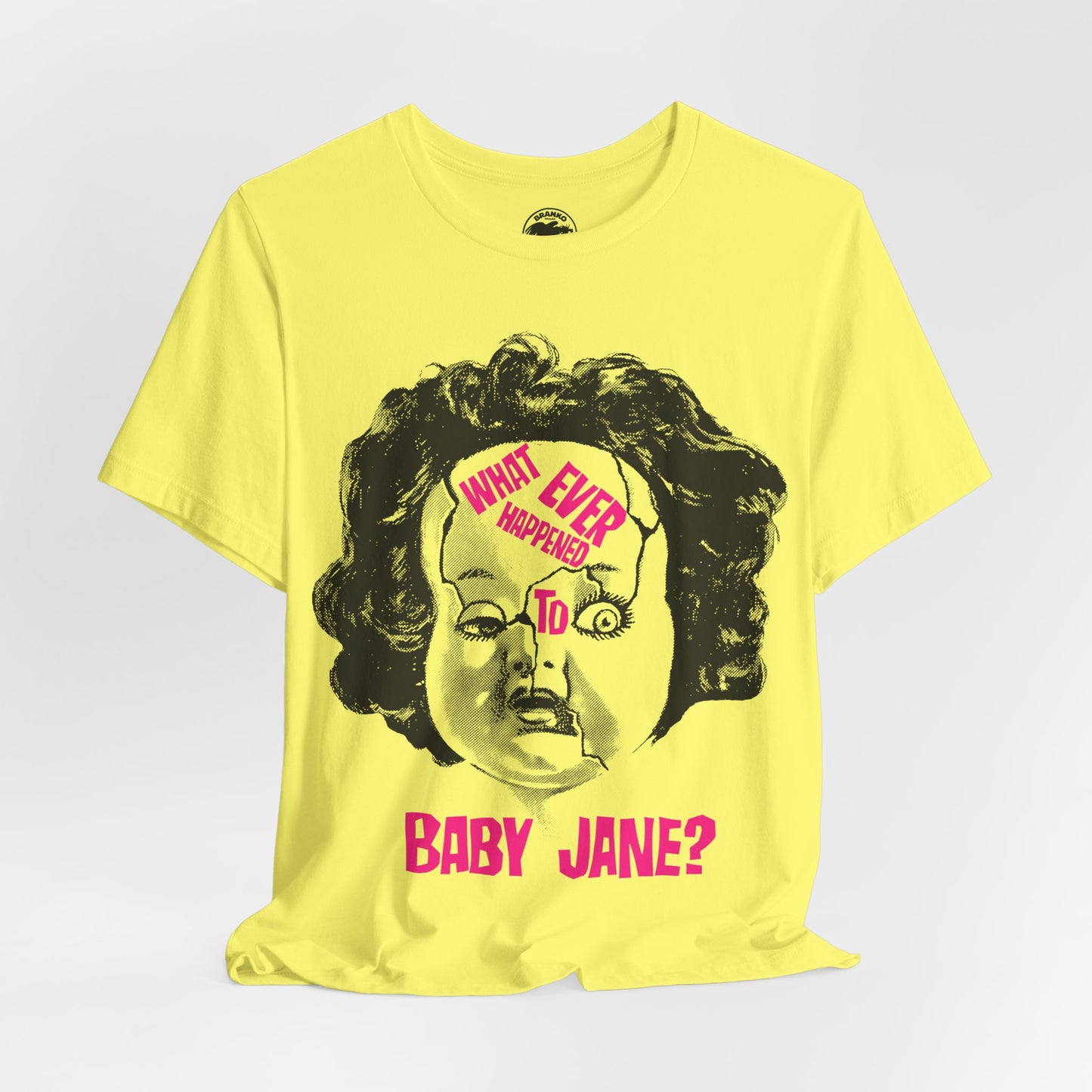 What Ever Happened to Baby Jane? (Cracked Doll Head Graphic/Bette Davis/Joan Crawford)