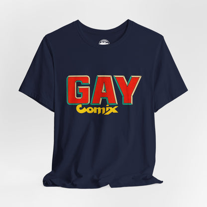 Gay Comix (Replica Early 80's Promo Shirt)