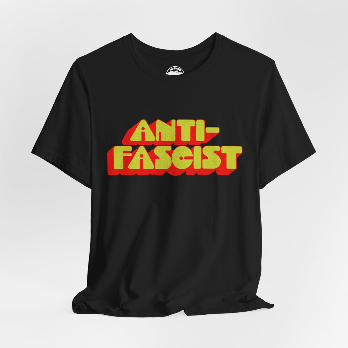 Anti-Fascist (70's Font with Vintage Print Effect)