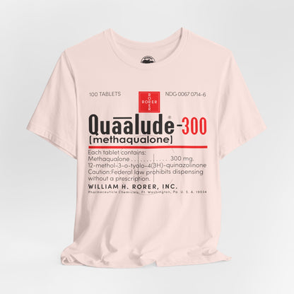 Quaaludes Label (Ludes Label from 70's and Early 80's/Drug Subculture Shirt/Ludes Shirt/Quaaludes Shirt)