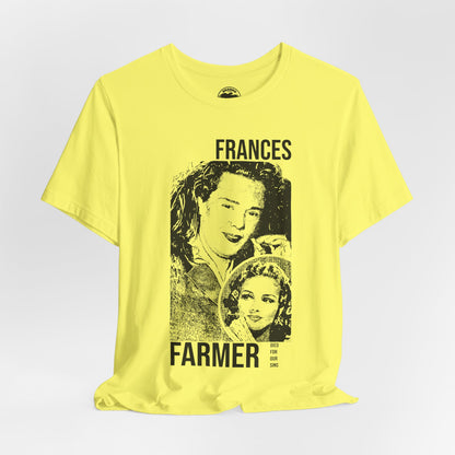 Frances Farmer Died for Our Sins (Graphic with Vintage Print Effect)