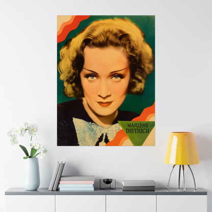 Marlene Dietrich (Personality Poster Reprint/Early 1930s)