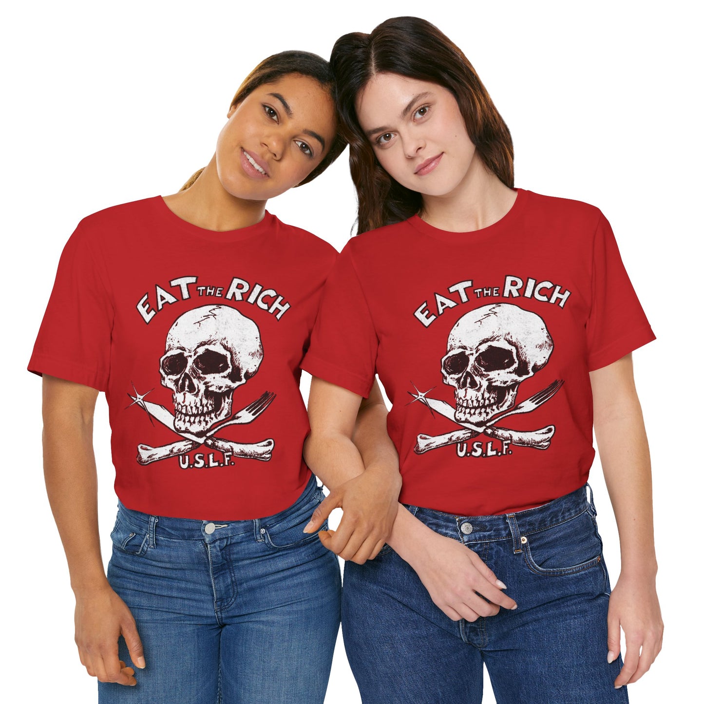 Eat the Rich (Replica U.S.L.F. Shirt/Patti Smith Eat the Rich Shirt)