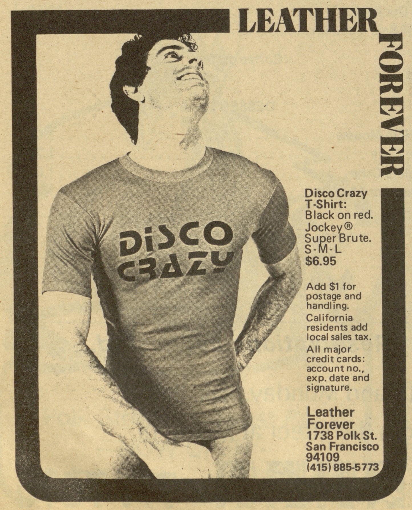 Disco Crazy (Replica 70's Mail Order Tee)