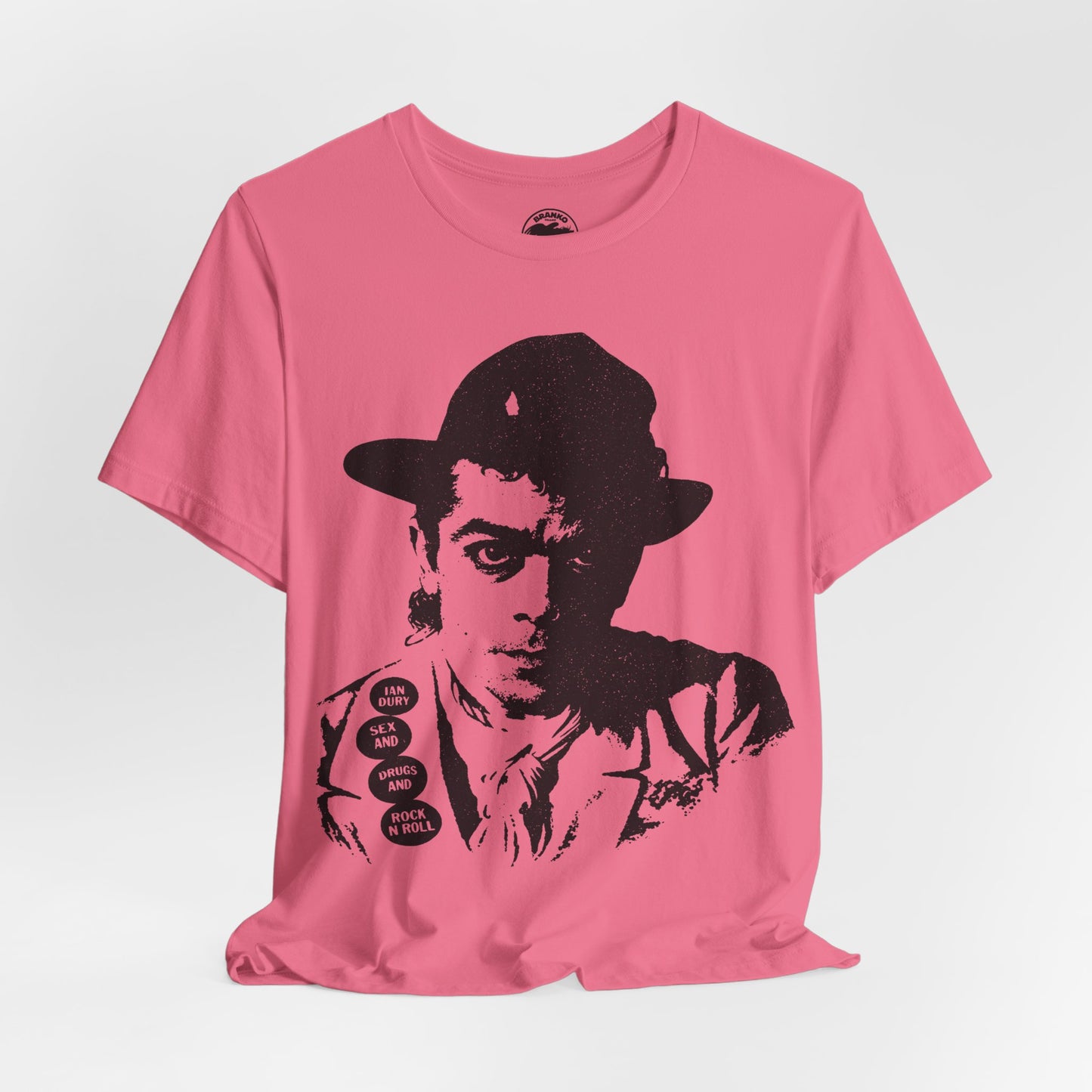 Ian Dury (Replica Sex and Drugs and Rock n' Roll Promo Tee/1977)